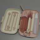 Momcozy 7-in-1 Baby Bottle Cleaner Kit with Silicone, Nipple & Straw Brushes, Soap Dispenser and Drying Rack - Portable Cleaning Tool for Home and Travel, Pink (Classic Style)