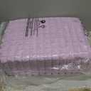 Vanity Stool Chair with Storage, Faux Fur Stools for Vanity Makeup, Foot Stool Ottoman with 4 Metal Legs, Small Vanity Bench Seat Chairs for Living Room Bedroom