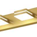 SineRise LED Modern Bathroom Vanity Light Fixtures (4-Light, 30-Inch, Dimmable),Brass Modern Acrylic Bathroom Wall Lighting Fixtures Over Mirror (Cool White 6000K)