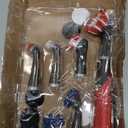 Rubbermaid Reveal Power Scrubber 18-Piece Kit, Cordless Electric Battery Powered Scrub Brush, Water Resistant, for Home/Kitchen/Bathroom/Grout/Tile/Shower/Tub