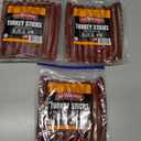 3 x Old Wisconsin Turkey Sausage Snack Sticks, Naturally Smoked, Ready to Eat, High Protein, Low Carb, Keto, Gluten Free, 16 Ounce Resealable Package, BBD: 11/06/2026