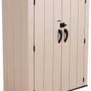 LIFETIME 60326 Vertical Storage Shed, Pack of 1, Desert Sand