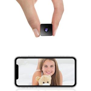 Home Mini Spy Camera WiFi Room Video Camera Hidden Small Nanny Cam with App Motion Detection Night Vision Indoor Security for Kids, Pet, Elders