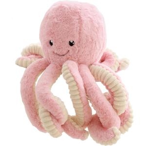 Cute Cartoon Octopus Plush Doll Toys Gift Sea Stuffed Toys for Kids and Lovers Home Decor (Pink, 15.7-Inch)