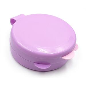 Deke Home - Pill Container Small, Round Pill Organizer, Single Pill Case for Medicine, Daily Mini Pill Box for Purse or Pocket, Light Storage for Travel, BPA Free 