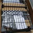 Ulif E12C Heavy Duty Closet Organizer SystemFreestanding Clothing Rack, Adjustable Garment Rack 71" W x 16" D x 76.5" H Holds 960 lbs, Black Rack with Black Dustproof Cover