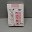 Electric Razor for Women,Hair Trimmer for Face Nose Eyebrow Beard Mustache Arm Leg Armpit Bikini,Painless Rechargeable Portable 4 in 1 Womens Body Shavers Set