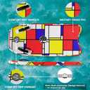 48" Inflatable Bodyboard w/ Hammer Seam – Folding Surfboard 15PSI Max, 48"L x 22"W x 2"D