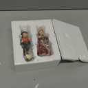 2 PCS Thanksgiving Pilgrim Collectible Pumpkin Figurines - Resin Couple Decorations for Fall Harvest Home, Indoor Thanksgiving Gifts, Perfect for Fall Decor, Tabletop or Outdoor Display (4.57"H)