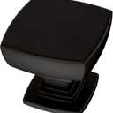 Franklin Brass Parow (5-Pack) Cabinet Knobs Matte Black Hardware for Kitchen, Drawer Pulls, Dressers, Closet Door 1-1/8' P29542Z-FB-B1 (1-1/8 in. (29 mm))