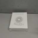 Small Desk Fan Quiet, 3000mAh Personal Portable Fans Max 13H Runtime, Rechargeable & USB-C Powered Mini Desktop Fan 3 Speeds for Home Office Travel Outdoor Summer Gifts for Women Men, White