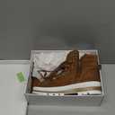 FRACORA Womens Combat Boots Lace Up Ankle Boots Winter Snow Boot Side Zipper Fashion Booties (7, Brown)