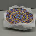 vancasso Salad Plates Set of 6-8.5 Inch Ceramic Dessert Plate, Small Dinner Plate Set, Microwave, Oven and Dishwasher Safe, Colorful Bohemian Style Dishes for Kitchen