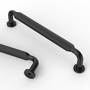 Asidrama 10 Pack 5 Inch(128mm) Matte Black Kitchen Cabinet Handles, Cabinet Pulls Kitchen Cabinet Hardware for Cupboard Drawer Pulls