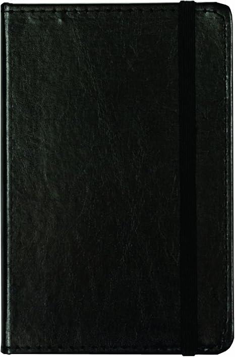 Markings by C.R. Gibson MJ3-4791 Genuine Bonded Leather Journal, By Markings, Smyth Sewn Binding, 192 Ivory Colored Ruled Pages, Pocket On Inside Back Cover, Measures " - 7,5''x10", Black, 2 PCS