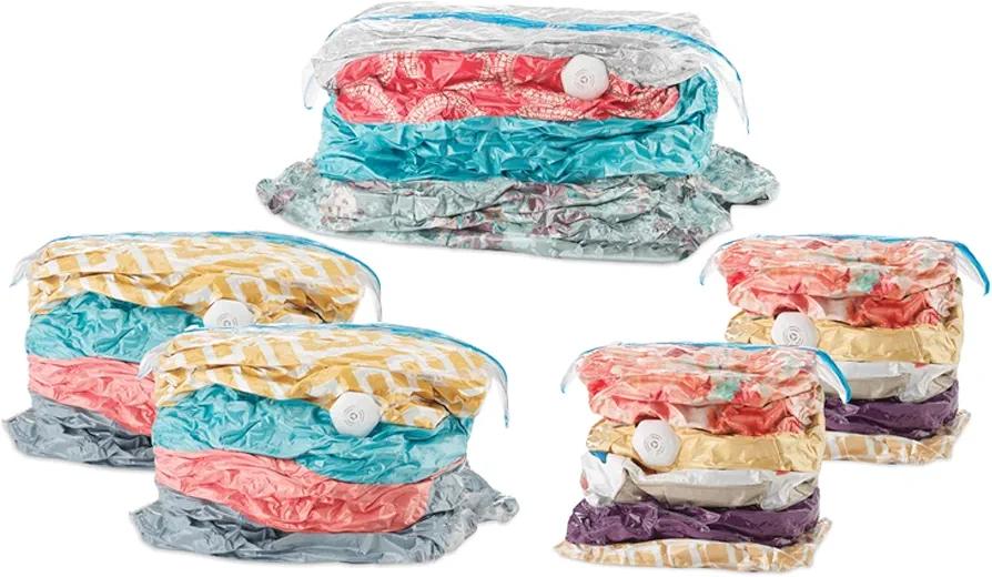 Whitmor 6115-7110-CB Clear Spacemaker Vacuum Cubes 5 Piece Set