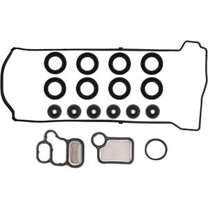 Engine Cylinder Valve Cover Gasket Set VS50614R ES73071 15815-RAA-A02 15845-PNA-003 Compatible with Honda Accord CR-V Element 2.4L Civic 2.0L Acura CSX RSX 2.0L TSX 2.4L RDX 2.3L