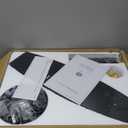 52 Inch Farmhouse Ceiling Fan with Light and Remote, Black Industrial Caged Ceiling Fans Flush Mount, 5 Dual Finish Blades, 6-Speed Reversible Quiet DC Motor, Rustic Design for Bedroom, Living Room