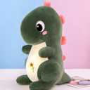 NILISWIEST Dinosaur Plush Pillows, Soft and Cuddly Dinosaur Plush Pillow, Suitable for Everyone Who Likes Dinosaurs (Red Triceratops) (Blue Tyrannosaurus)