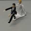 Wedding Cake Toppers, Resin Bride and Groom Figurine, Couple Romantic Funny Cake Decoration