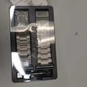 Stainless Steel Band Compatible with Samsung Galaxy Watch 7 6 5 4 FE Pro Classic 40mm 44mm 43mm 47mm 45mm 42mm 46mm, 20mm Metal Elegant Casual No Gap Strap for Women Men (Silver)