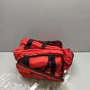 Medical Bag,First Aid Bag,First Responder Bag for Trauma,Emergency Medical Bag Organizer,Trauma Bag with Detachable Dividers for Nurses,Home Health Care, EMT(Bag Only) (Red)