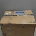 Gold Floor Lamps for Living Room with Remote & Dimmable LED Bulb, Modern Arc Floor Lamp with 3 Color Temperatures, Boho Standing Lamp with Rattan & Fabric Shades, Adjustable Tall Lamp for Bedroom