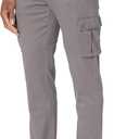 Amazon Essentials Men's Slim-Fit Stretch Cargo Pant (28W x 32L, Dark Grey)