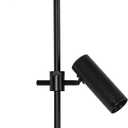 Plug in Wall Sconces, Black 2 Lights Rotatable Wall Lamp with Switch Cord Wall Mounting Lighting Fixtures for Bedroom Living Room (Bulb Included)