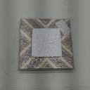 Artwork Craft Picture Photo Frame Chevron Herringbone Art Inspired Vintage Table-Top/ Wall Décor Frames (4x4 Inches, Gray, White, Wood)