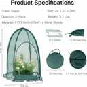 Pop up Gardening Net Cover,29.5x29.5x39.4 inches Pack of 2,Pest Guard Cover for Vegetables Fruits Durable Plant Gardening Net, Pop-Up Chicken Pen for Small Animals Outdoor Run and Pet Enclosure