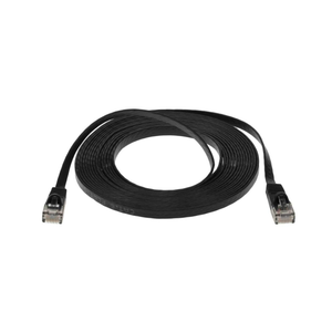 20 ft Cat 6 Unshielded (UTP) Flat Ethernet Network Cable - Black