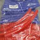 6 Pcs Exercise Hoop Detachable Fitness Rings Adjustable Plastic Toy Fitness Hoop Playground Toys Colored Circles for Teens Games Gymnastics Agility, 28 Inch(Dark Blue, Red)