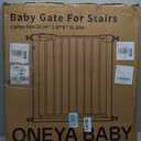 29.92-48" Baby Gate for Stairs & Doorways Pressure Mounted Auto Close | No-drill Easy Install Dog Gate, Walk-through Safety Child Gates Design for Toddler & Pet/Puppy, Indoor, 30" Tall Dual-lock