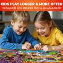 QUOKKA 100 Piece Puzzles for Kids Ages 4-6 - 4 Jigsaw Puzzles for Kids Ages 6-8 - Search and Find Game with Animals, Dinosaurs for Childrens 5-8 - Learning Educational Toys for Boys and Girls 8-11