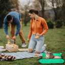 5 Packs Portable Travel Litter Box for Cats,26x26 Inches Foldable Litter Box for Travel,Waterproof Litter Box Mat with Storage Bag for Car Plane Hotel