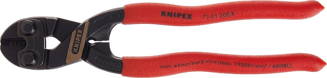 Knipex 71 01 200 R SBA High Leverage CoBolt Cutters, Fencing Cutter