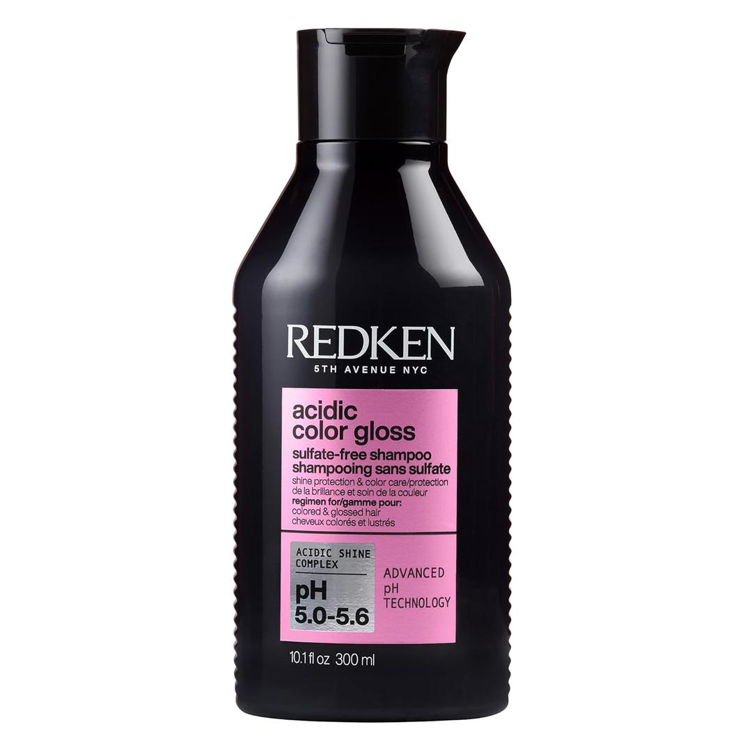 Redken Acidic Color Gloss Sulfate-Free Shampoo for Color Protection and Shine To Help Extend Color & Shine for Color-Treated Hair (10.1 Fl Oz (Pack of 1))