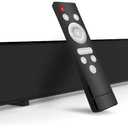 Sound Bar Mighty Rock TV Sound Bars 43.3-Inch 72 Watt Powerful Strong Bass Wired and Wireless Bluetooth Audio Home Theater Speakers Surround Soundbars with Optical Cable/Remote Control