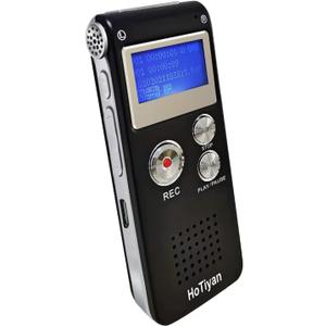 Digital Voice Recorder Audio Recording - 64GB Audio Recorder with Playback Voice Activated Recorder for Lectures Meetings Interviews Recording Device Tape Recorder with Microphone USB Cable MP3 Player