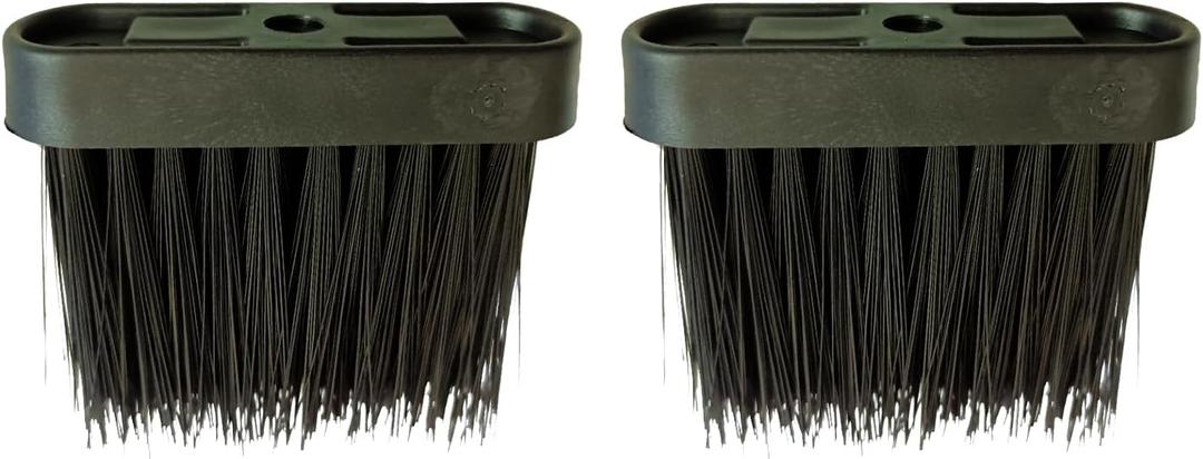 2 PCS Fireplace Brush Replacement Head, Hearth Brush for Fire Pit, Wood Burning Stove