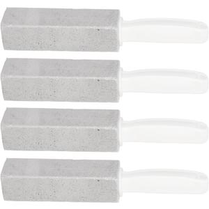 TOPINCN 4 Pack Pumice Stone for Toilet Cleanings, Toilet Pumice Stone with Long Handle, Toilet Bowl Cleanings Stick Toilet Brush Pumice Stick for Bathroom Sinks Bathtubs