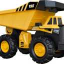 Cat Construction Toys, Steel Dump Truck 16" - Real Steel Body, Working Dump Bed, Oversize All-Terrain Wheels, Heavy-Duty Construction Vehicle for Indoor/Outdoor Play, Kids Ages 3 +