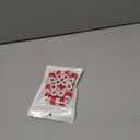 NUOBESTY Knitting Counter Row Counters for Knitting and Crocheting Sewing Tools Essential Crochet Accessory Stitch Lock 20pcs (2.5x1.5cm, Red)