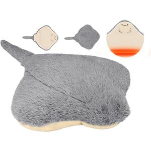 Microwavable Stingray Stuffed Animals Heating Pad  Volcanic Rock,Rose Formula,50-Minute Lasting Warmth,Designed for Perfect Fit,Heatable Plush for Period Cramps Stress Relief,Gift for Girls,Women