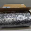 ARKIIKI 5x7 Washable Area Rug for Living Room, Non-Slip Soft Modern Abstract Large Carpet, Low Pile Neutral Rugs for Bedroom, Dining Room, Home Office, Dorm, Indoor Decor, Black and Grey