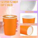 URATOT 60 Pieces 9 Ounce Disposable Paper Cups Party Cups Drinking Cups for Party, DIY and Holiday, 6 Colors