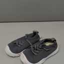 LeIsfIt Toddler Shoes Boys Girls Barefoot Shoes Kids Breathable Sneakers Tennis Shoes Slip on Shoes (A-dark Grey , Size 8 )