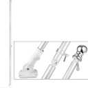 House Flag Pole Kit, Outdoor Wall Mounted Metal Flag Holder and Pole Set (6 Feet)