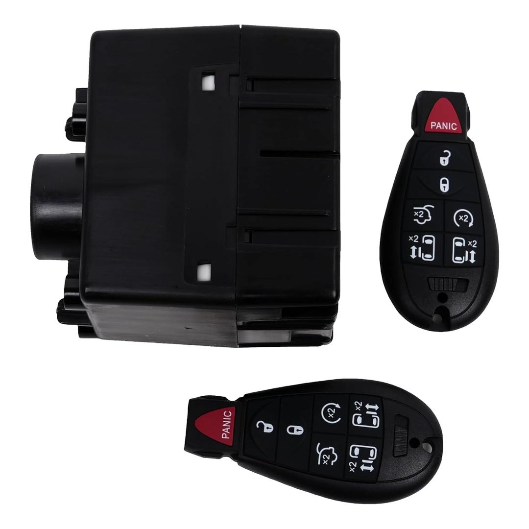 Kesssocco Ignition Switch Module Kit 68210150AB Ignition Switch Node Module with 2 Keys Replacement for 2009-2012 Dodge Ram 1500 2500 3500 4.7L 5.7L 6.7L (Self-Programming Required!)